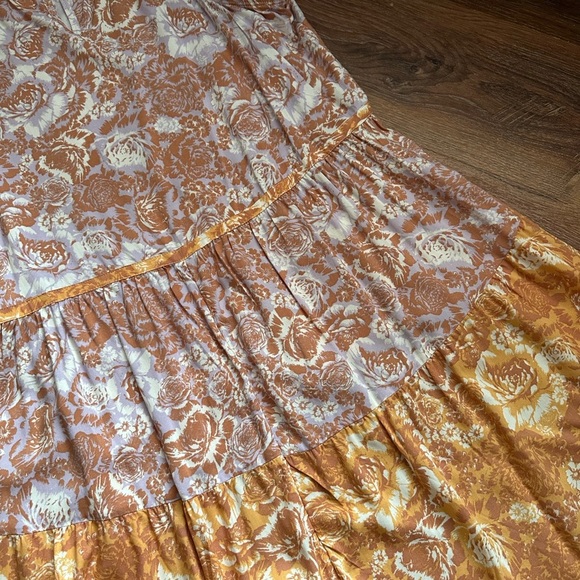 Maurices Rust and Cream Floral Tank Top - Picture 7 of 8